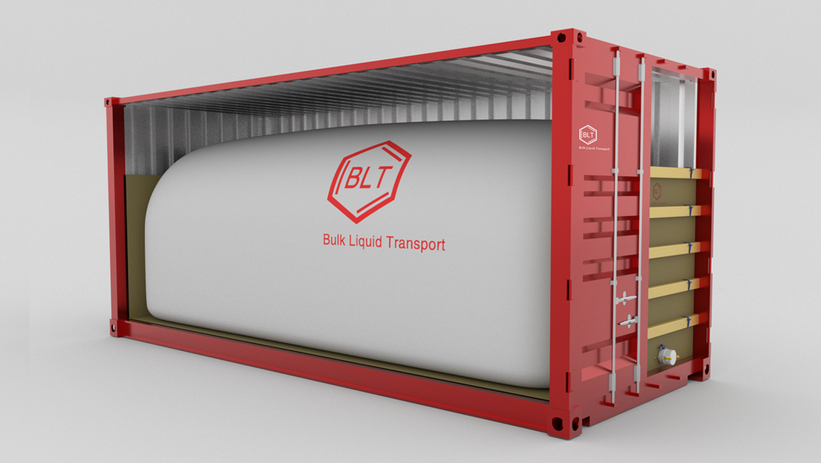 Bulk Liquid Transportation - BLT FLexitank for sea, rail and road transportation